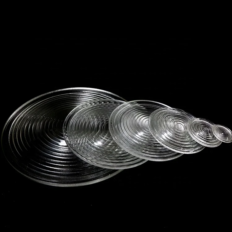 Customized Size optical glass fresnel lens cob