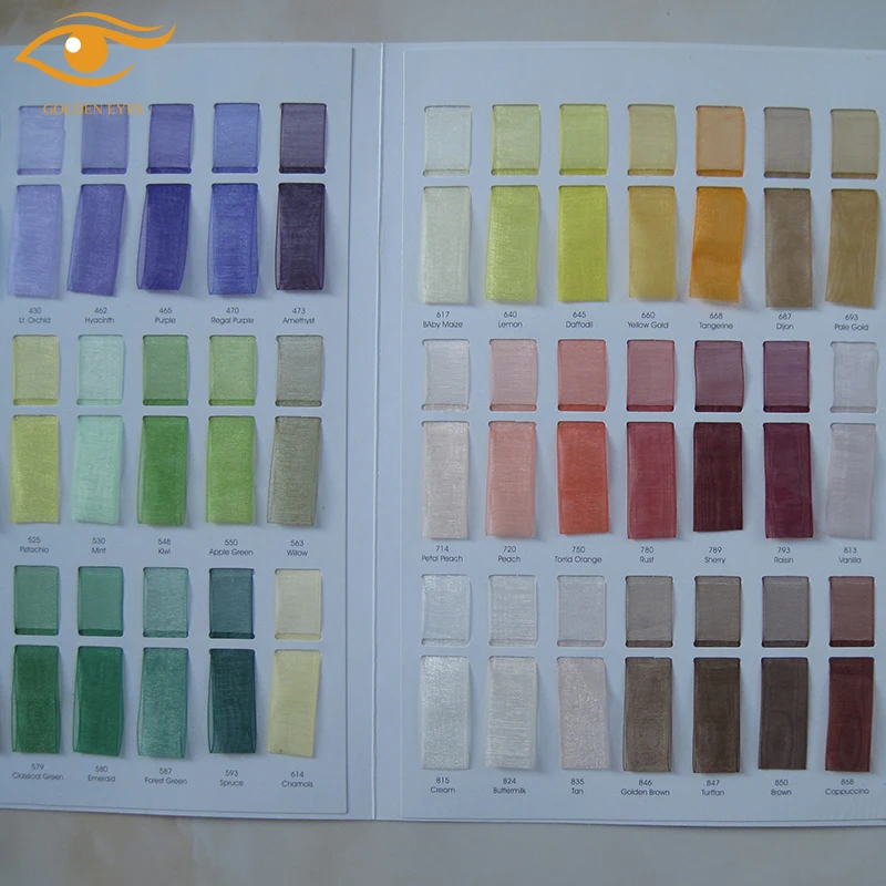 Ribbon Product Type and Organza Fabric Type  Ribbon Organza Wholesale