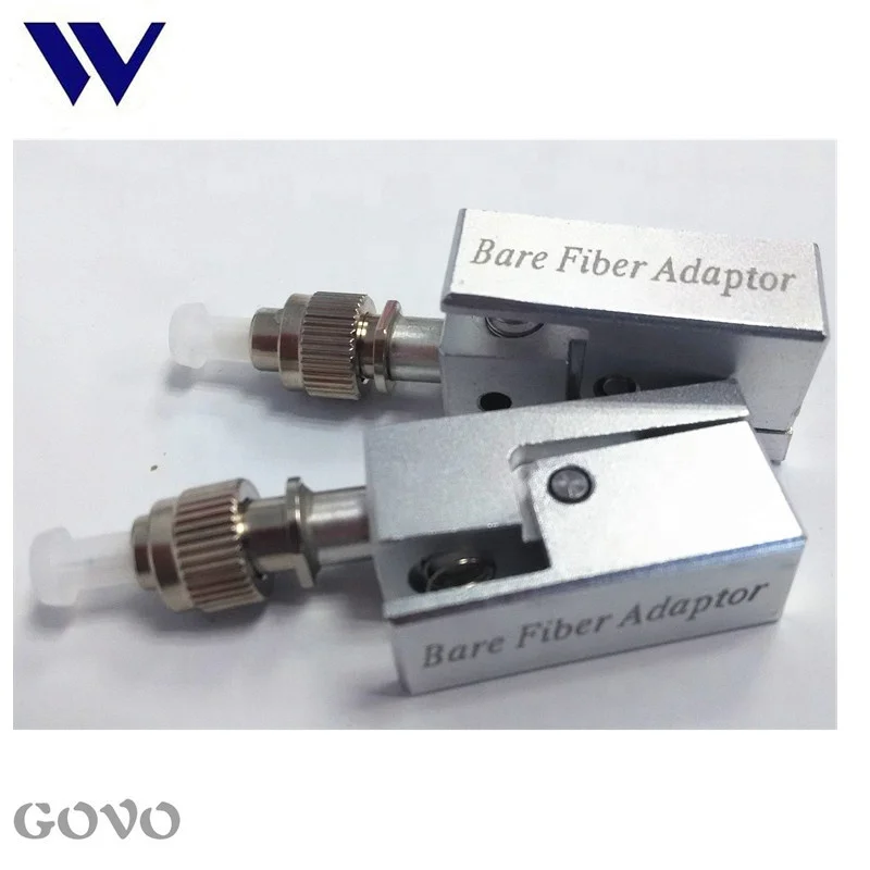 FC SC Square and round type fiber optic bare fiber adapter