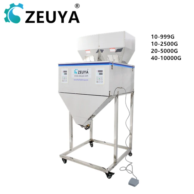 10-5000G 2 Stations Vibration Partical and Powder Quantity Weighting and Filling Machine