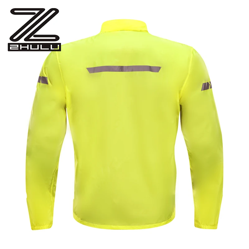 Hot Sale Factory directly customized Motorcycle Raincoat reflective riding split suit