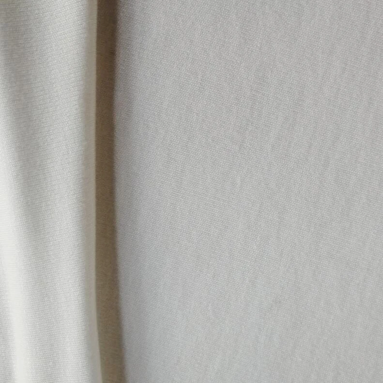 Viscose Organic Cotton Spandex Interlock Fabric Wholesale Bamboo for Baby Clothes Sustainable Eco-friendly fabric for sweatshirt