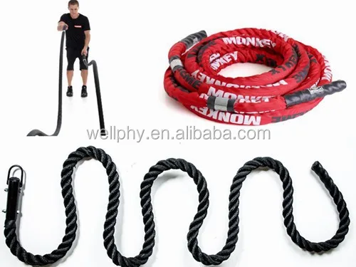 Power Cross Fitness Training Rope MMA Battle Rope Speed Rope