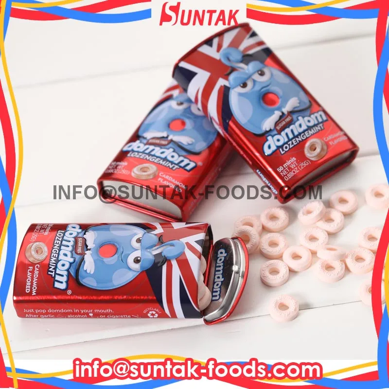 НОВЫЙ Пакет! domdom Lozengemint Кардамон Вкус Без Сахара Монетных Дворов