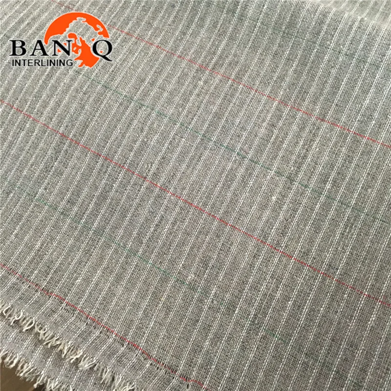 horse hair interlining woven fusible interlining 9206 for suit