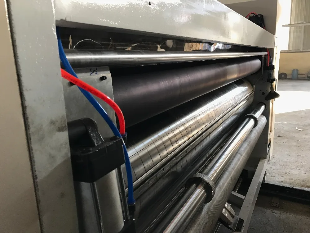 chain feeding printing machine /slotter machine