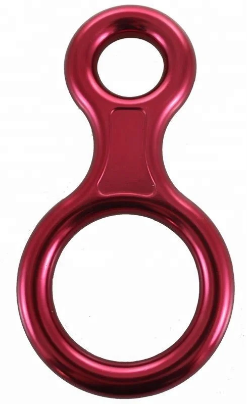 Aluminum Alloy rappelling descender figure 8