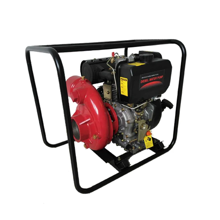 Water Pump Set Cast Iron Irrigation Single Cylinder Diesel Engine 6 Inch Mini 15hp 10kw 12V BST Low Pressure 180 Cubic Meters