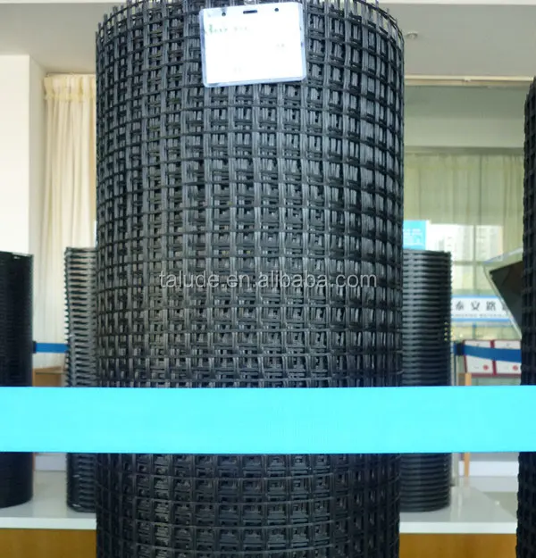 Fiberglass geogrid used in road