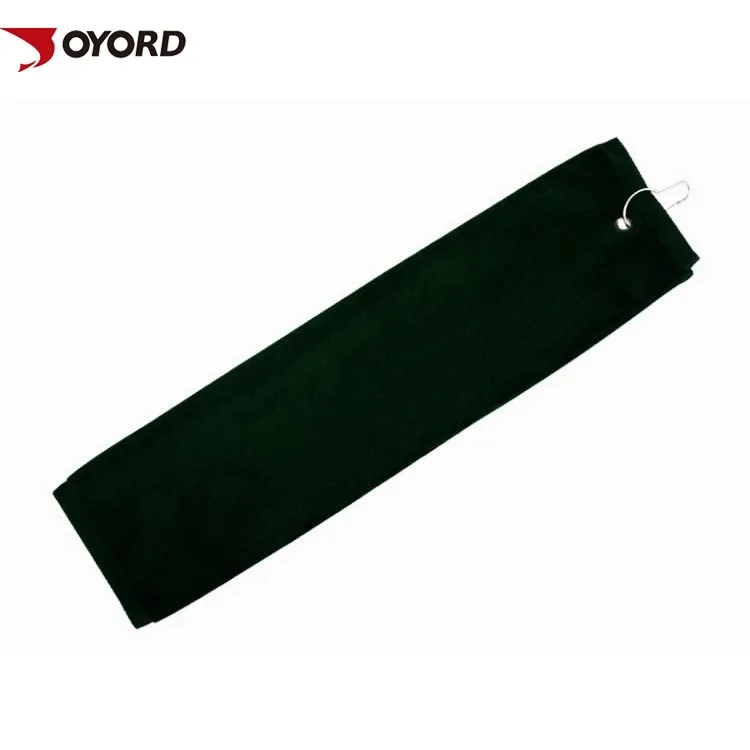 Custom Logo Plain Blank Microfibre Golf Towel For Sports Gym Two Side Suede Towels