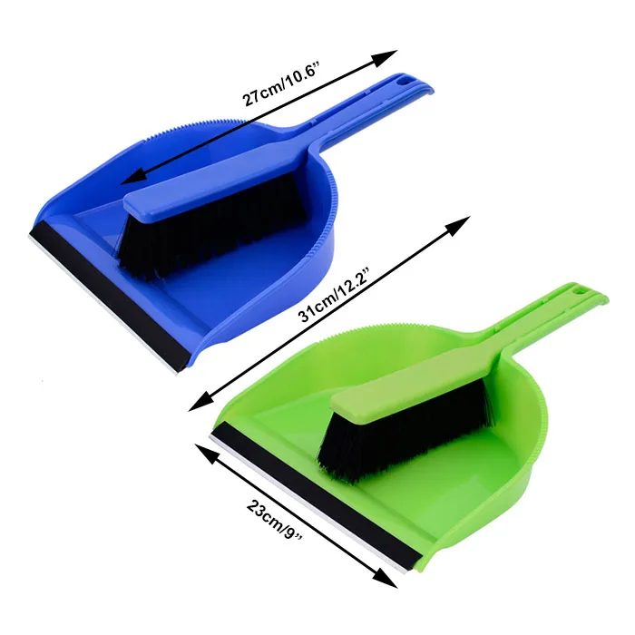 HQ0333 made in China plastic brush and dustpan set for table clean