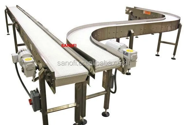 China small mini plastic chain straight conveyor belt