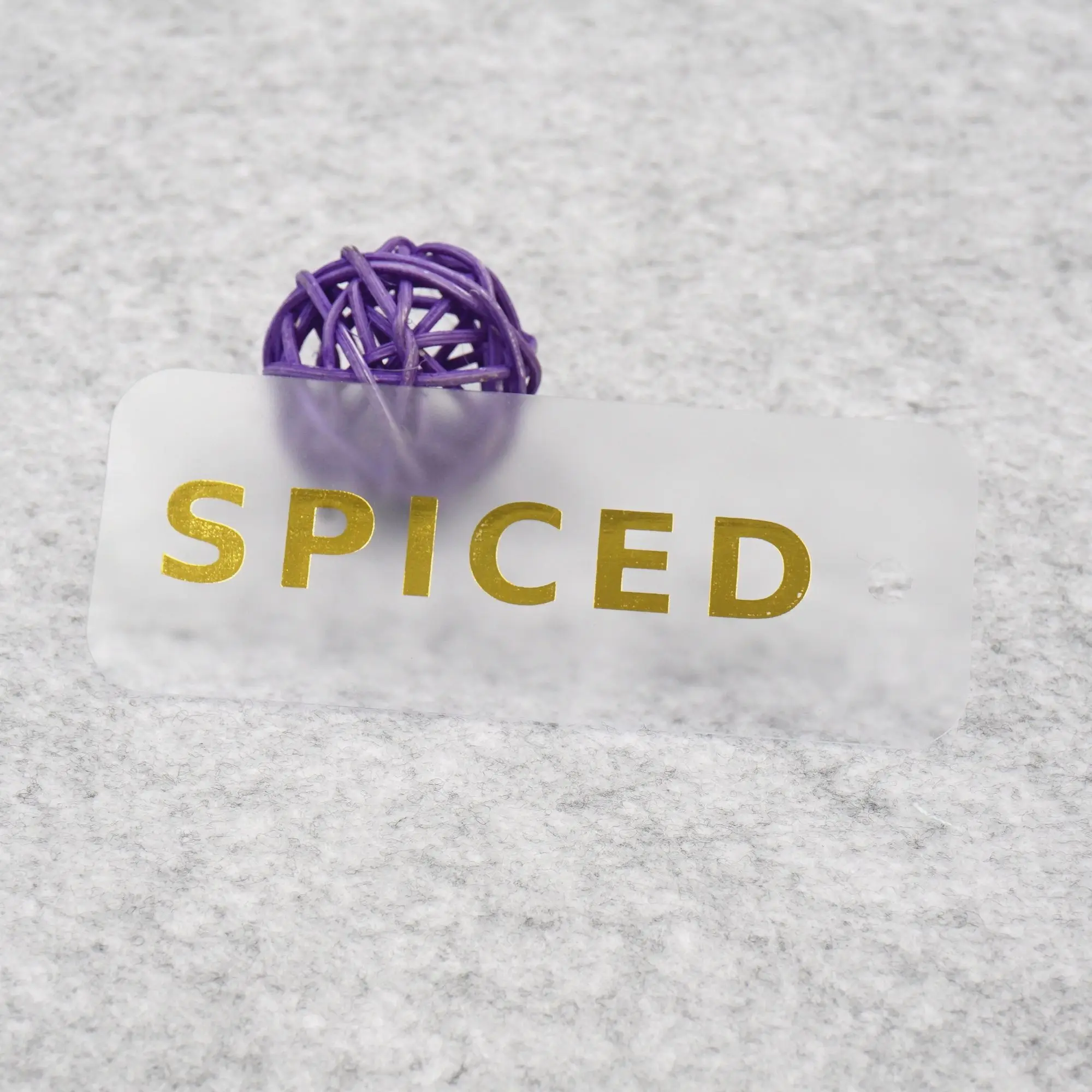 High Quality Custom logo Clothing Plastic hang Tags Semi clear Pvc Tag for Garment Brand Name Swing