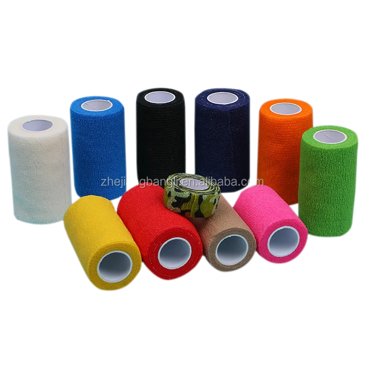 Medical Sport Elastic Bandage Wrap Finger Bandage Cohesive Adhesive Bandage