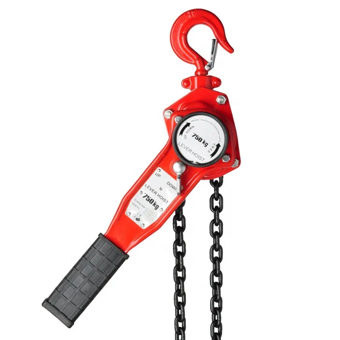 1 year Warranty 1.5ton manual lever hoist/chain block hoist/lever block
