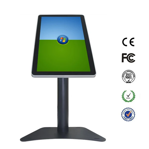 Бесплатная подставка все в одном ПК компьютер 15 6 дюймов Android Информация интерактивный сенсорный экран киоск ценообразование