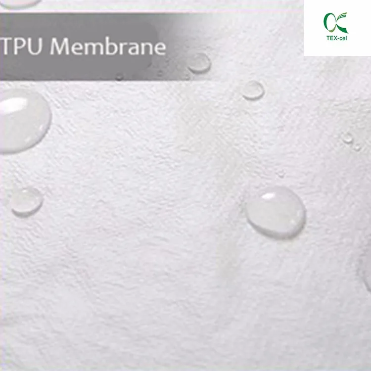 Экологически чистая мягкая полиэфирная трикотажная ткань PUL ламинированная водонепроницаемая
