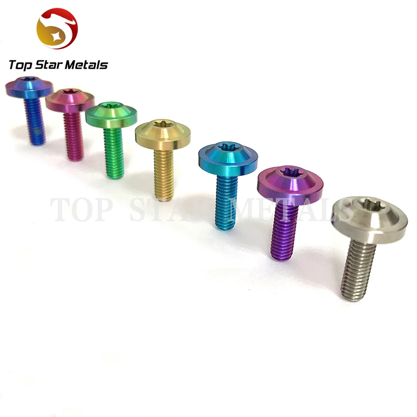 
M6*20 Titanium Bolts for Racing Motorbike Torx Head Titanium Screw Grade5 