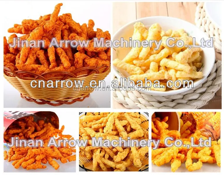 kurkure machine/cheetos process line/kurkure food making machine
