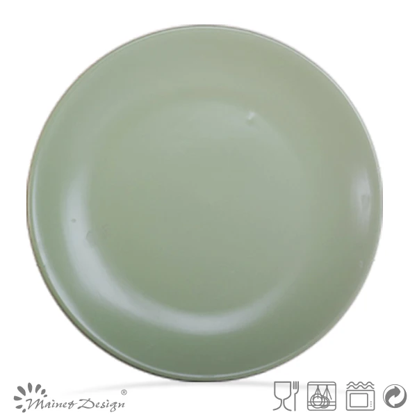 27cm мэтт зеленый питание тарелку