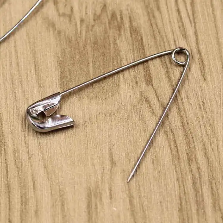 New Extra Large Safety Pins Silver Gold Metal Crafting Diapers Loop Pin