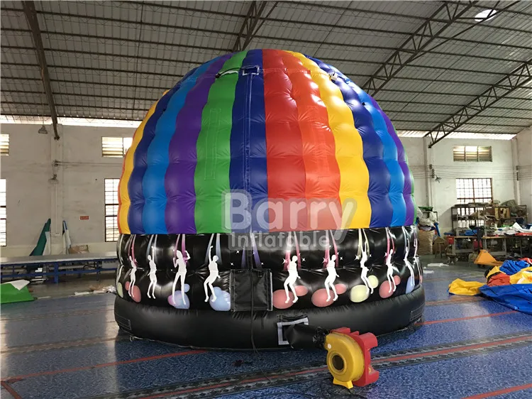 Party Bouncy Castle 0.55MM PVC Inflatable Disco Dome For Sale