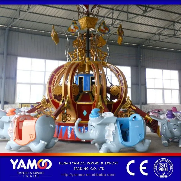 Best Popular! Carnival Rides Sale Flying Elephant/China Theme Park Equipment Divine Dumbo Rides for sale