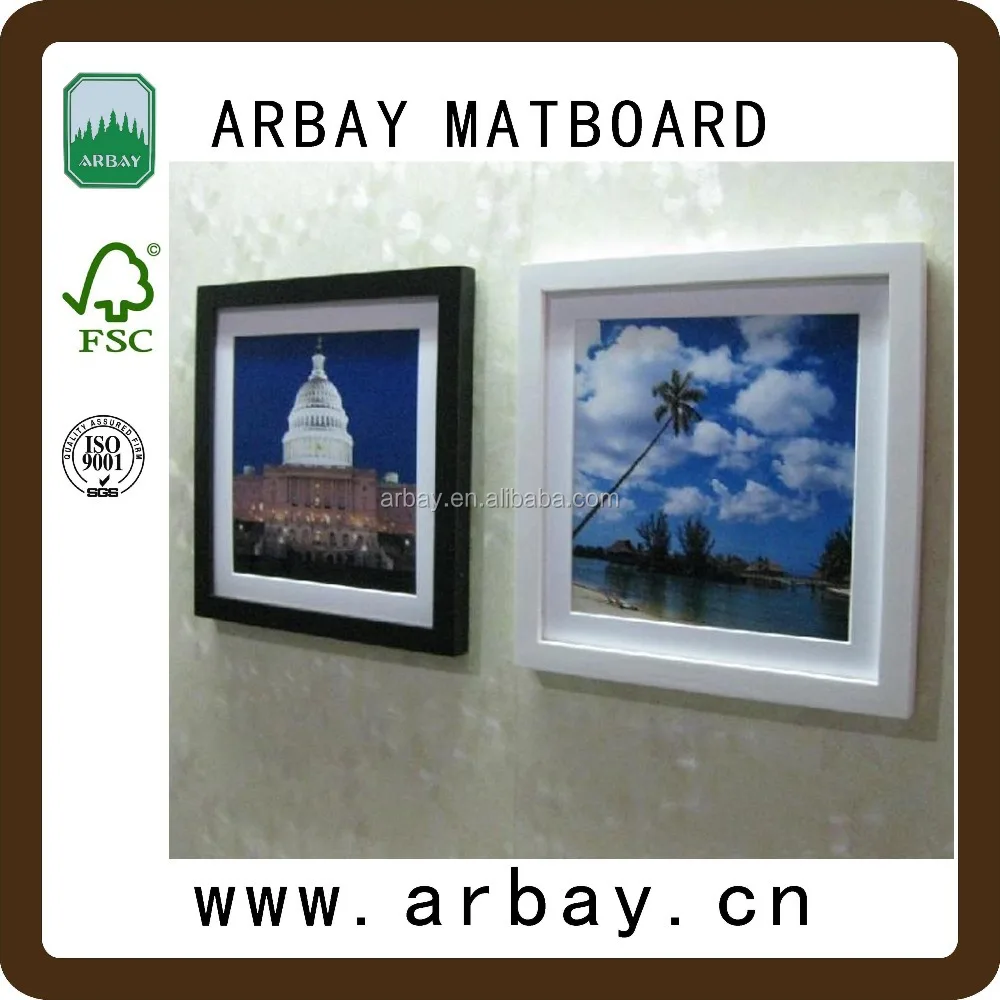 High quality Acid free Black core Precut matboard Cutting board Picture frame