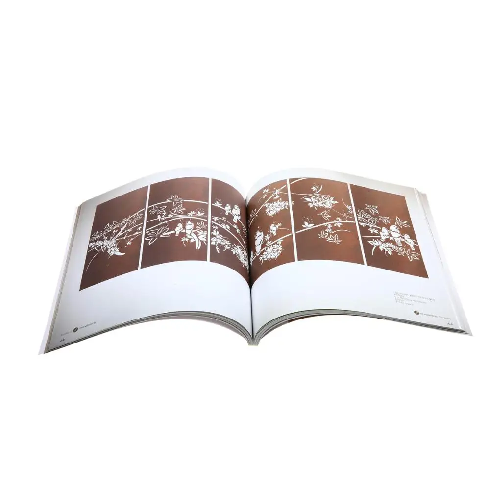 high quality full color perfect binding catalog printing