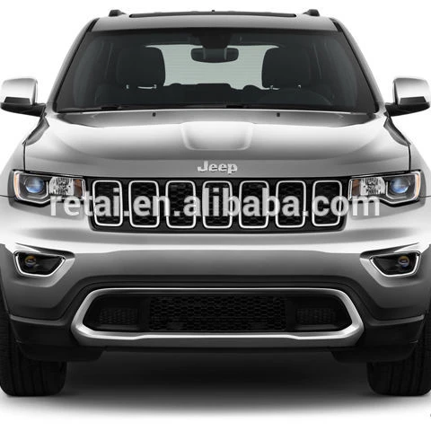 
Fits All 14-16 J eep Grand Cherokee 7Pcs Abs Chromed Grille 