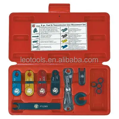 8 pcs Automotive Fuel & Transmission Line Filters and fuel tank return lines Disconnect Tool Kit