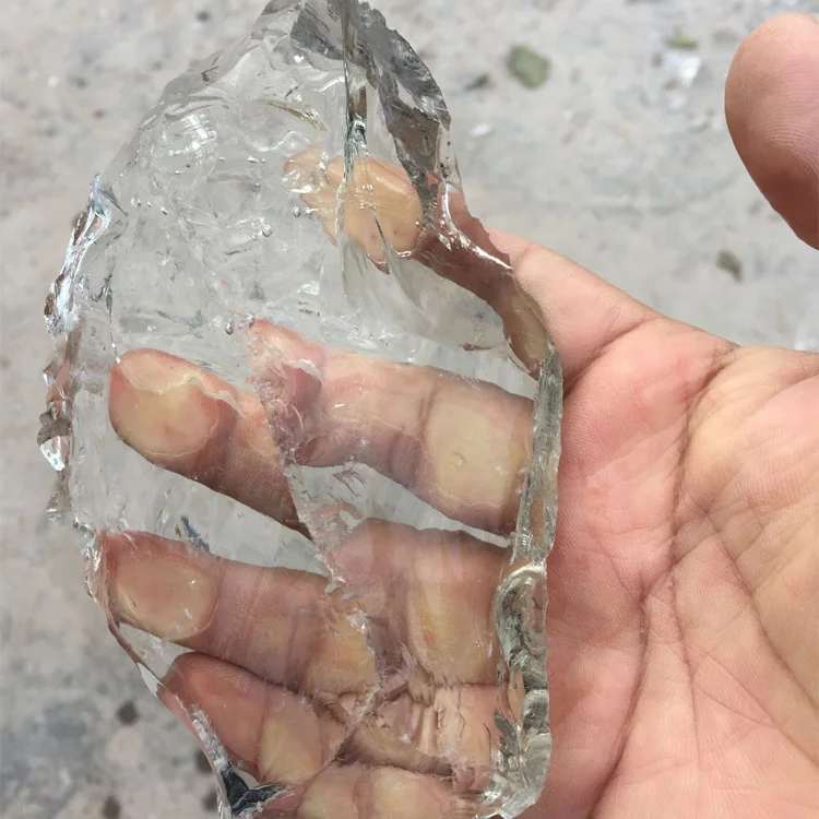 Best choice recycled pigmented tumbled glass rocks