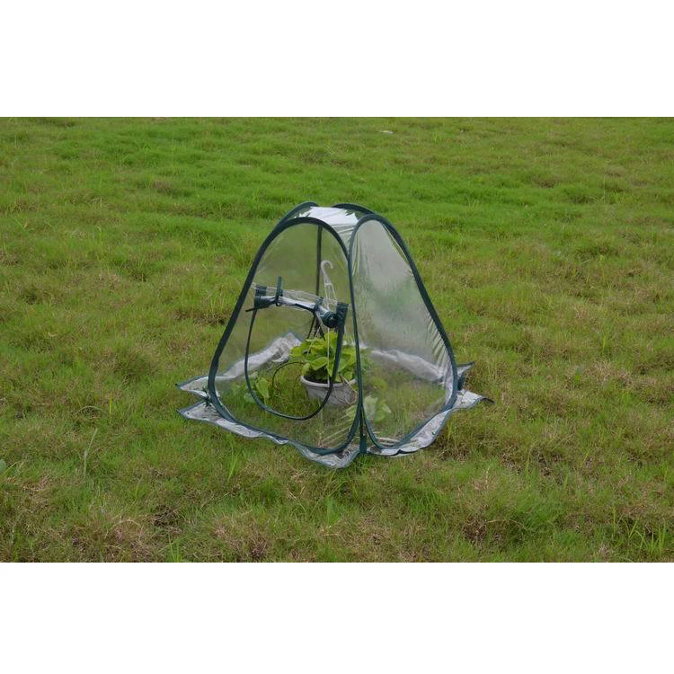 
Small Flower Plant Greenhouse Pop Up Tent For Plants Growth PVC Mini Green House Outdoor Grow Tent 