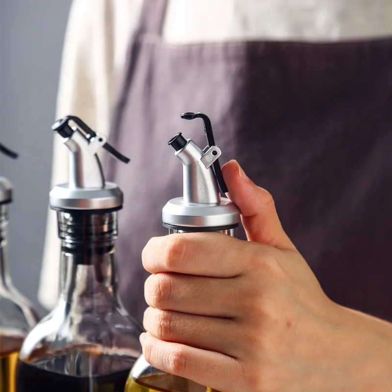 Kitchen olive glass bottles vinegar bottle 500ml oil container for cooking