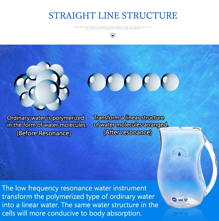 Physical Therapy Water 7.8HZ Direct Drinking Cell Health Water Treatment Instrument Changes water molecular link structure