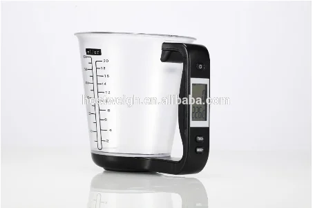 Mini Electronic Cup Scale Weighing Liquid and Food Milk Multifunction Kitchen Using 600ml