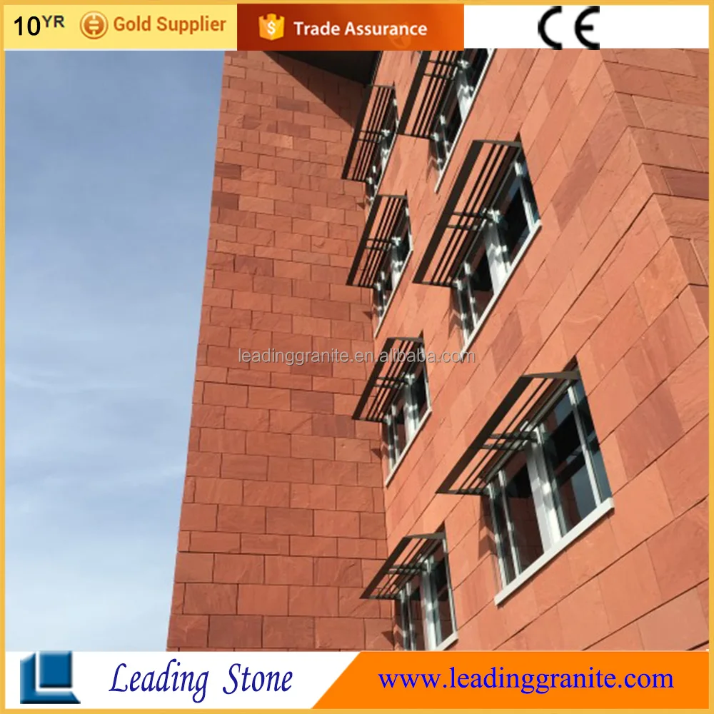 
CE certificate natural colored granite limestone exterior wall tile 