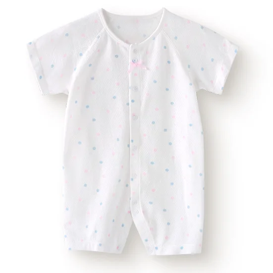 
Factory wholesale dropshipping OEM cheap fashion unique infant items summer newborn knit suit baby clothes China 