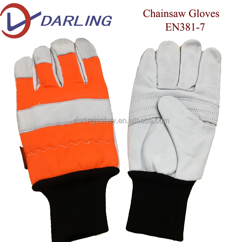 
forestry chainsaw gloves ce en381-7 chainsaw safety gloves cut resistant gloves 