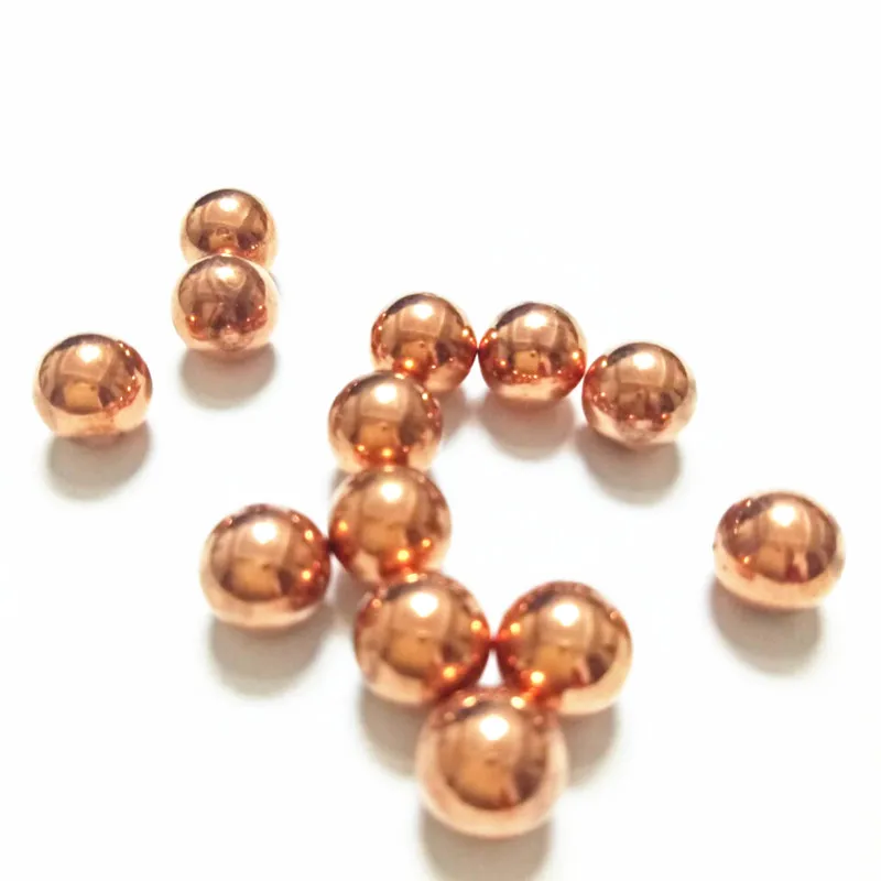 anode red solid 5mm copper ball