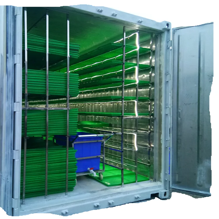 Factory Manufacture Shipping Container Hydroponic Farm | Hydroponic Grass Fodder Container