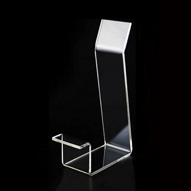 Factory supply high quality acrylic shoes display stand clear table top acrylic shoes holder acrylic display