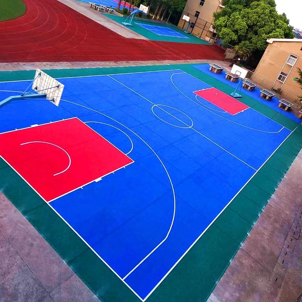 outdoor soundproof basketball flooring modular removable basketball court sports flooring