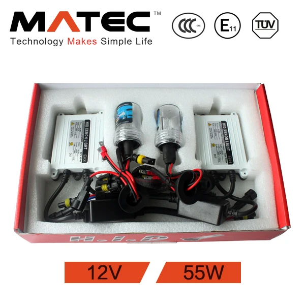 Ac качество 12 В тонкий hid комплект ксенона h7 55 Вт 4300 К