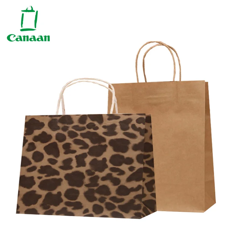 
Eco-friendly Luxury Brown Paper Bag for Shopping, Custom Kraft Paper Shopping Bag Paper Bags 