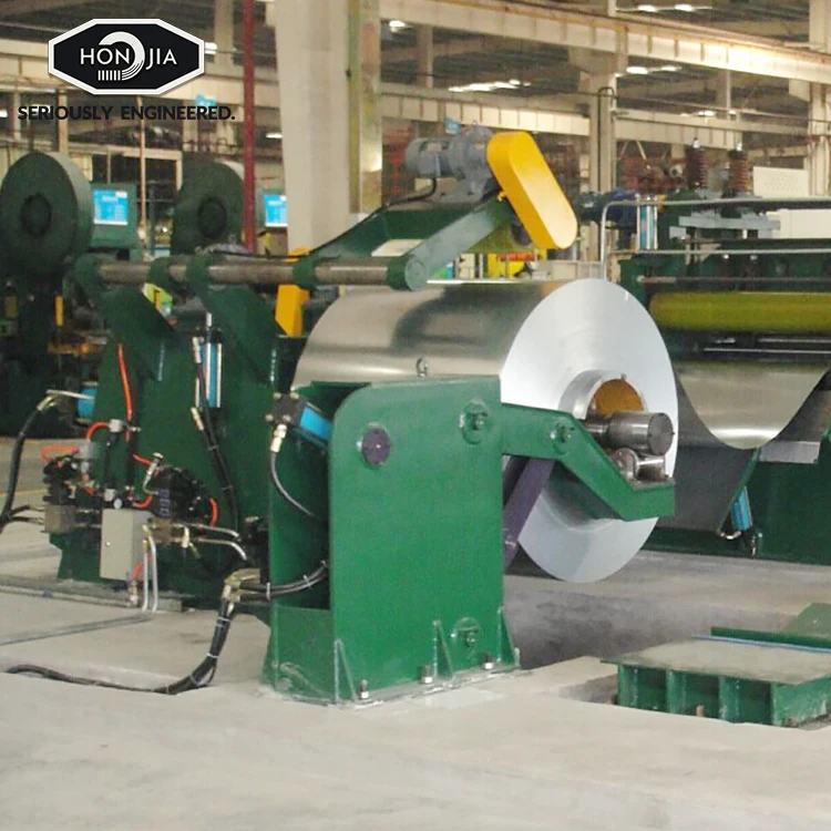 HONJIA 2 in 1 Cutting Machine Sheet Metal HR CR Coil Steel Cut to Length Line Machines