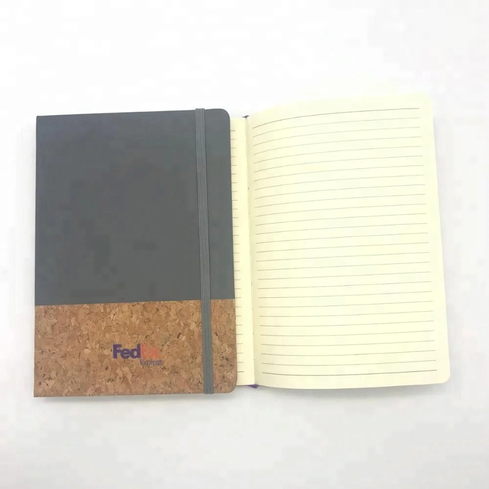 
a5 a6 Custom Cork Leather Cover PU Notebook 