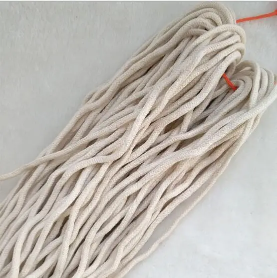2/ 3/4 / 5mm Cotton Rope Sash Cord Twine Washing Clothes Natural White Thong String Twine Jewellery Making Thread