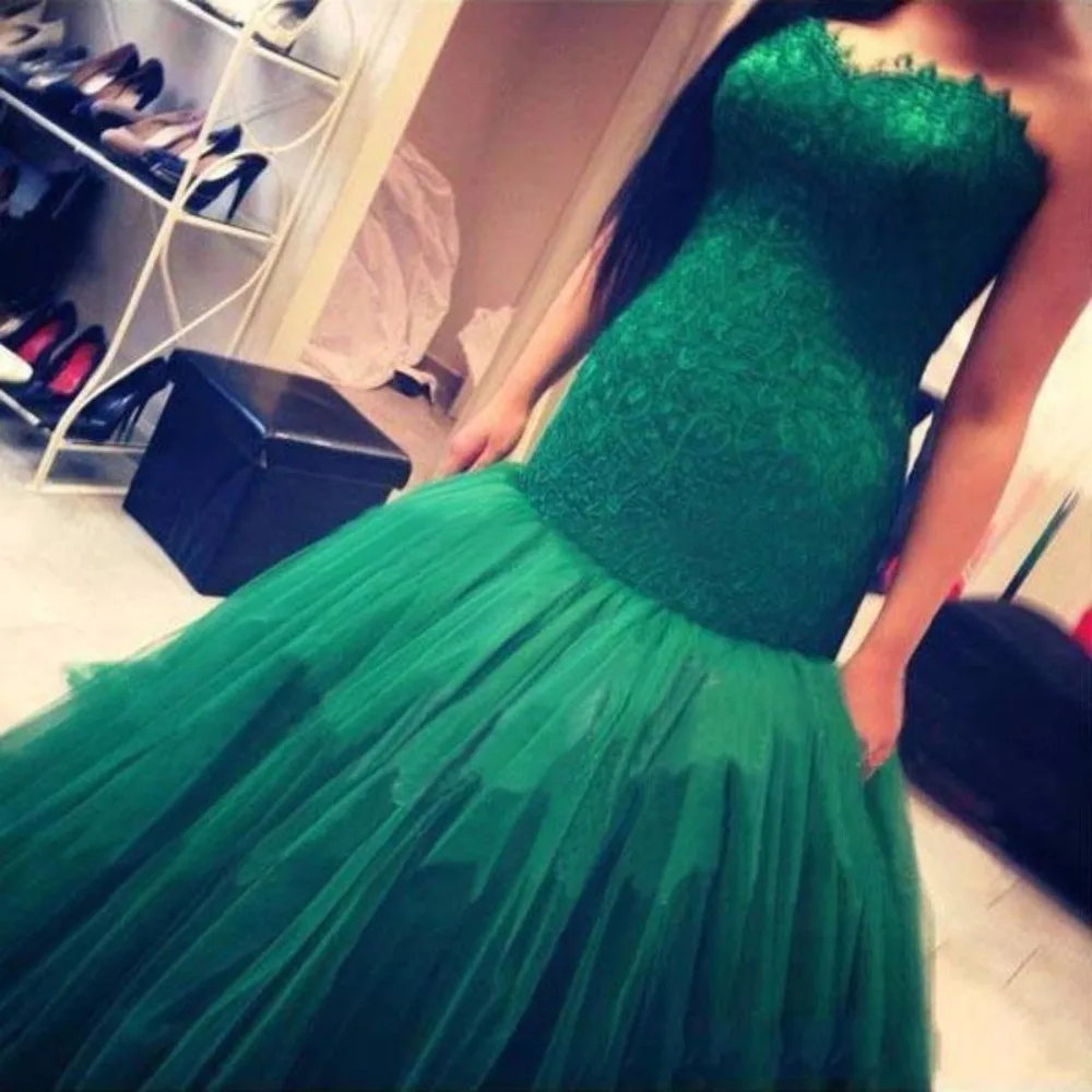 NE029 Sweetheart Floor Length shop online china vestido de casamento noiva Green Color Mermaid Wedding Dresses