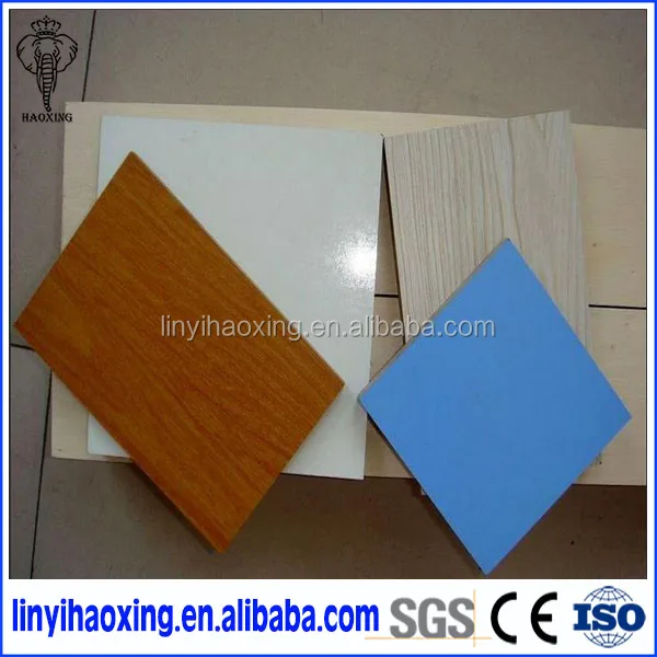 
3mm~25mm Thick Melamine White Laminated Plywood Sheet 